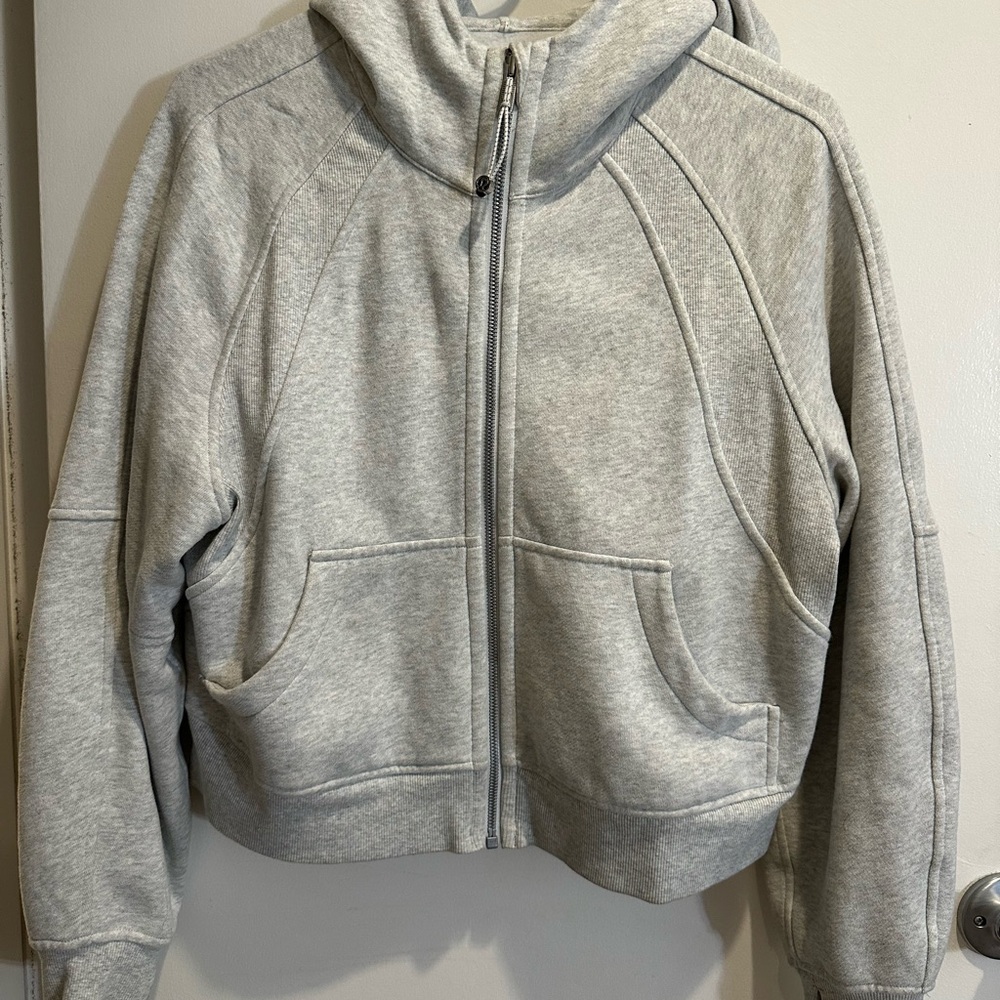 Lululemon Cropped Scuba Zip-Up Hoodie XS/S